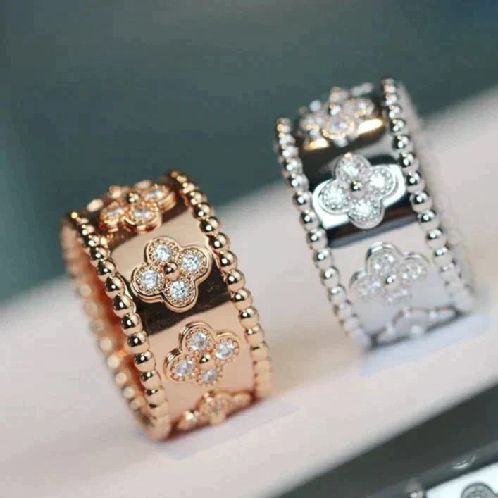 Jewelicorn Kleeblatt-Kaleidoskopring 10 mm