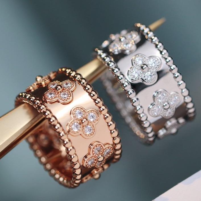 Jewelicorn Kleeblatt-Kaleidoskopring 10 mm