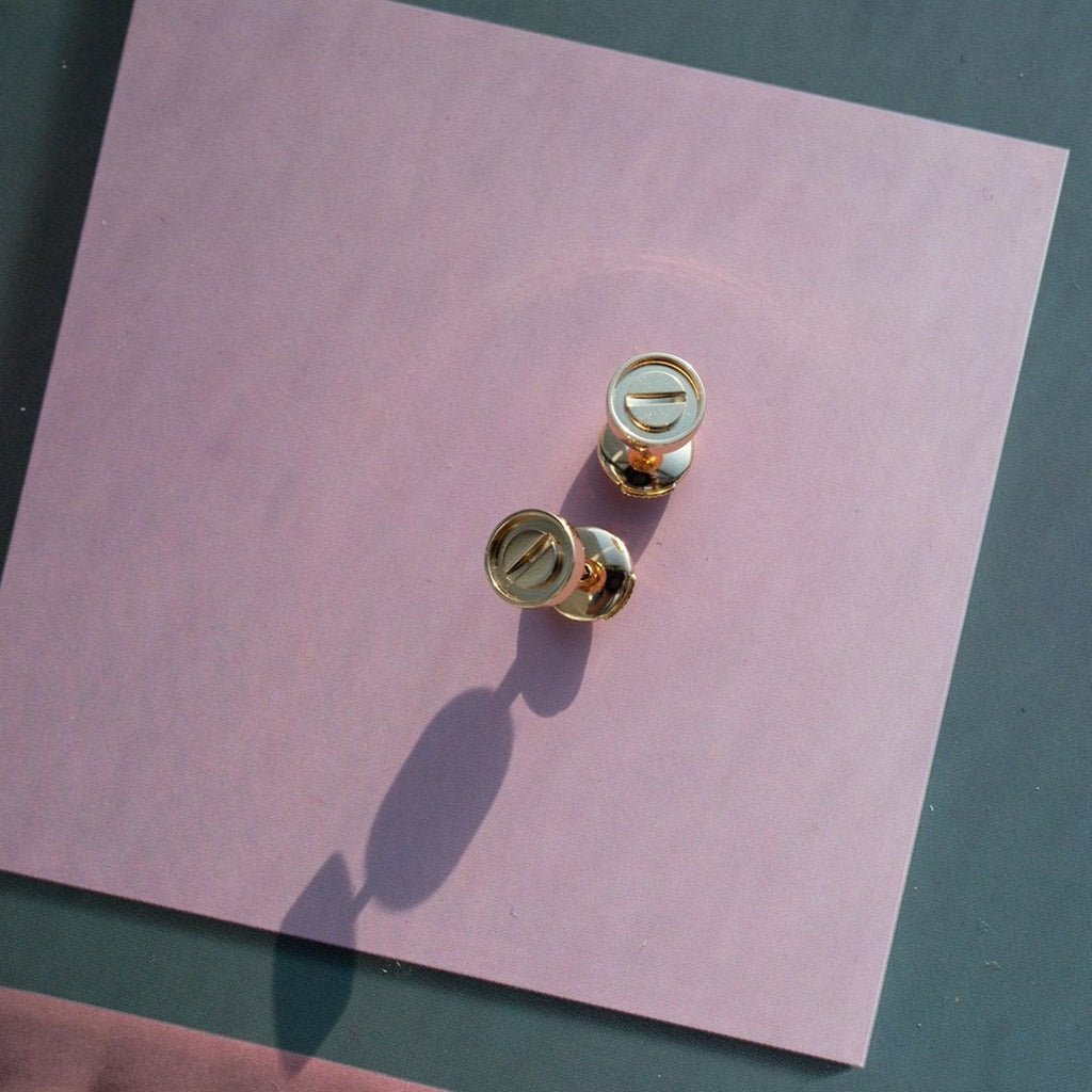 ®Jewelicorn® ラブイヤリング ピンクゴールド 10mm