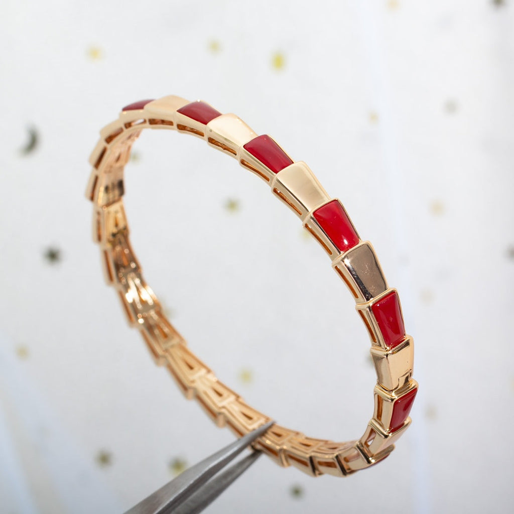 ¡®Jewelicorn¡¯SERPENTI BRACELET PINK GOLD RUBELLITE