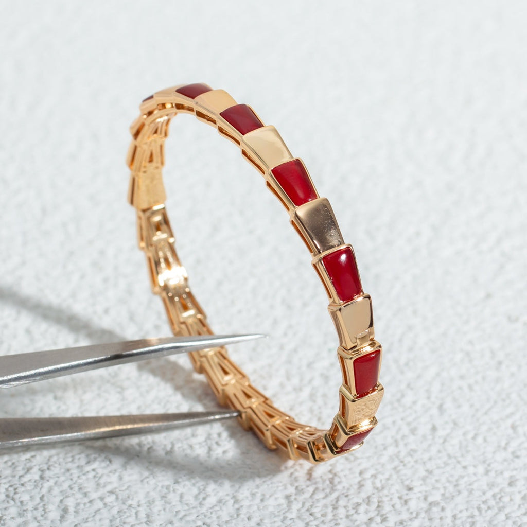 ¡®Jewelicorn¡¯SERPENTI BRACELET PINK GOLD RUBELLITE