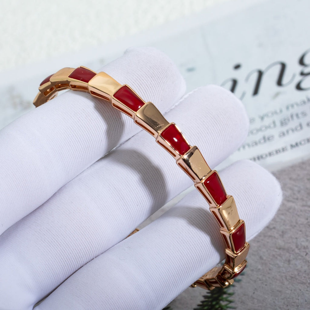 ¡®Jewelicorn¡¯SERPENTI BRACELET PINK GOLD RUBELLITE