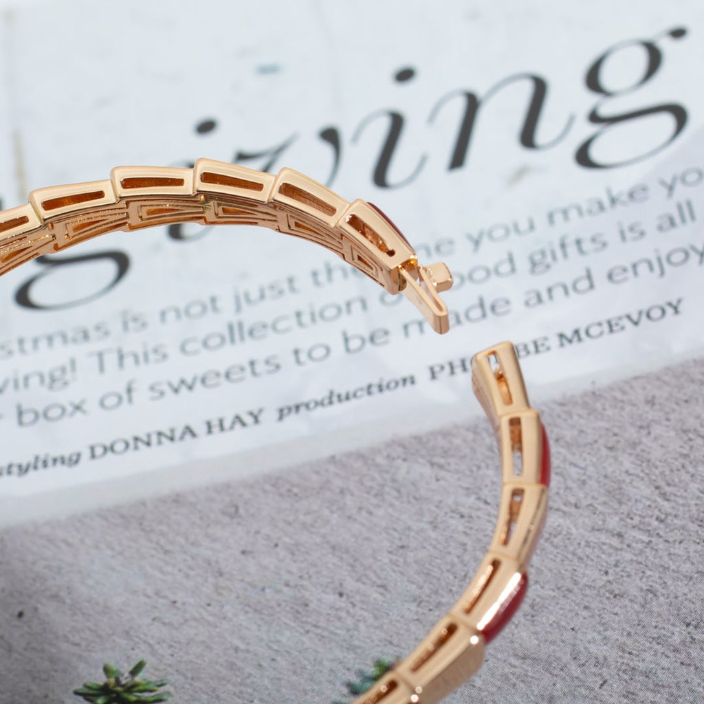 ¡®Jewelicorn¡¯SERPENTI BRACELET PINK GOLD RUBELLITE