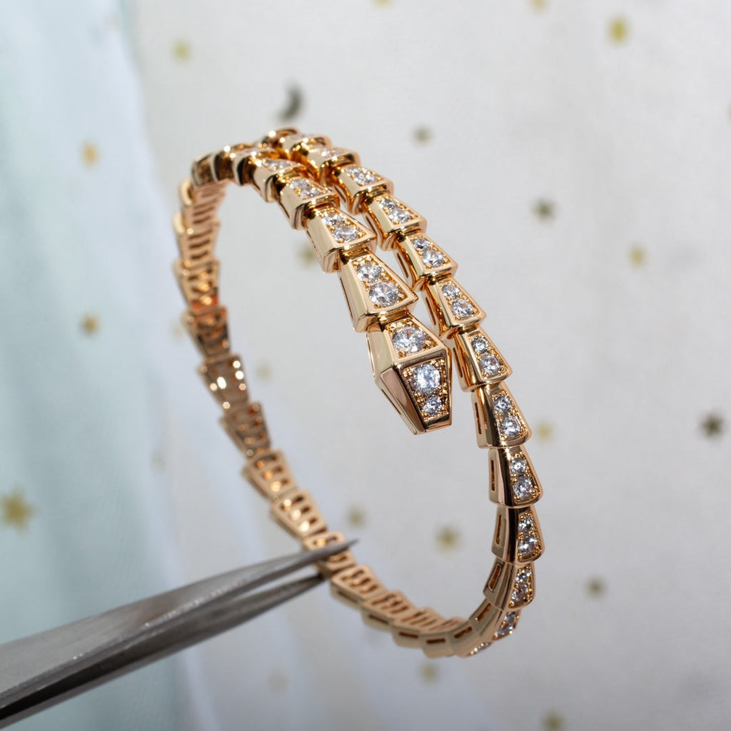 ¡®Jewelicorn¡¯SERPENTI BRACELET 6.8MM PINK GOLD DIAMOND