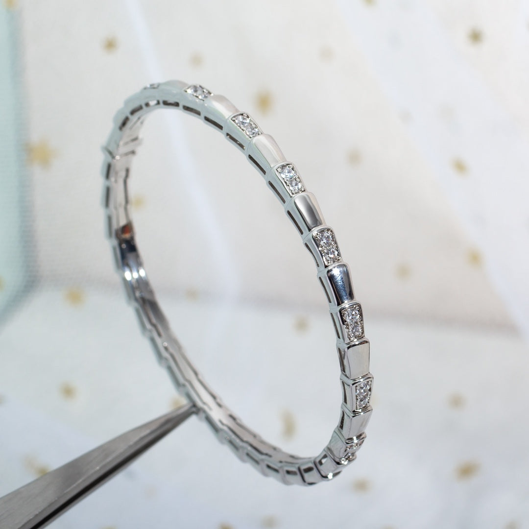 ¡®Jewelicorn¡¯SERPENTI ARMBAND SILBER DIAMANT