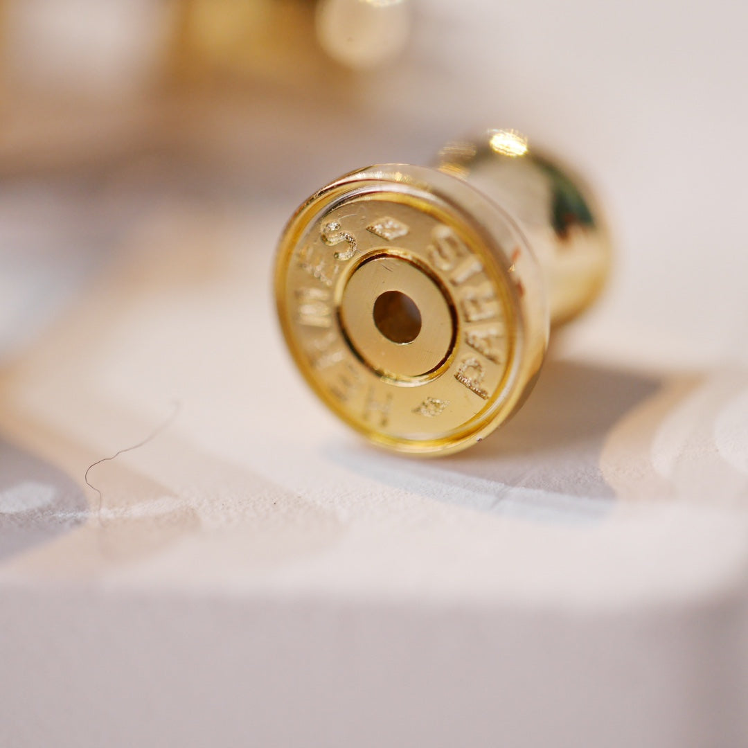 Jewelicorn MINI POP H GOLDENE OHRRINGE GRAU