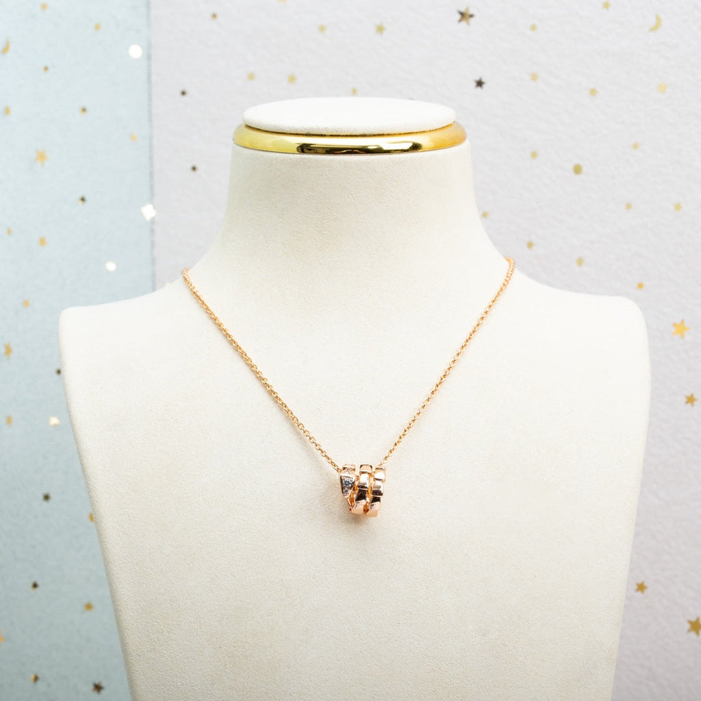 ¡®Jewelicorn¡¯SERPENTI PINK GOLD NECKLACE DIAMOND