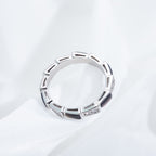 ®Jewelicorn™ SERPENTI RING SILBER DIAMANT SCHWARZER MOP 3MM