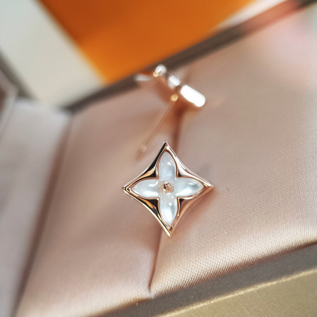 Jewelicorn STAR MOP ROSA GOLD OHRRINGE