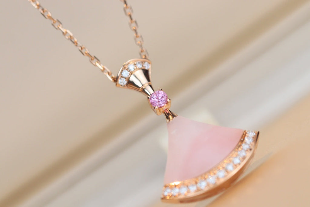 ¡®Jewelicorn¡¯DREAM NECKLACE PINK MOP DIAMOND