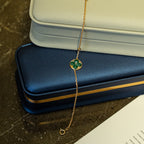 Jewelicorn Sonnen-Malachit-Armband mit 1 Diamanten in Roségold