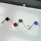 [⭐JeweliWhal]CLOVER 5 MOTIFS MULTICOLOR BRACELET