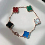 [⭐JeweliWhal]CLOVER 5 MOTIFS MULTICOLOR BRACELET