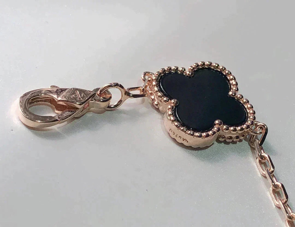 ®Jewelicorn®クローバー 5モチーフ マルチカラーブレスレット