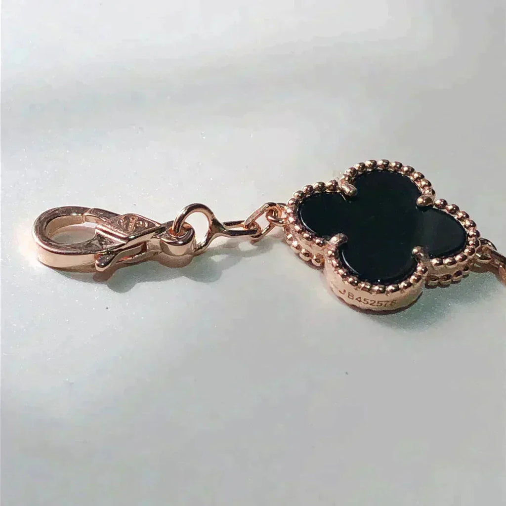 ®Jewelicorn®クローバー 5モチーフ マルチカラーブレスレット