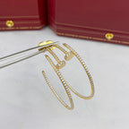 Jewelicorn Juste Ohrringe, Volldiamanten, 1,8 mm