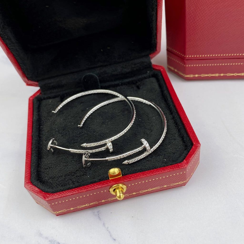 Jewelicorn Juste Ohrringe, Volldiamanten, 1,8 mm