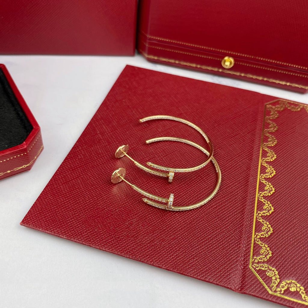 Jewelicorn Juste Ohrringe, Volldiamanten, 1,8 mm