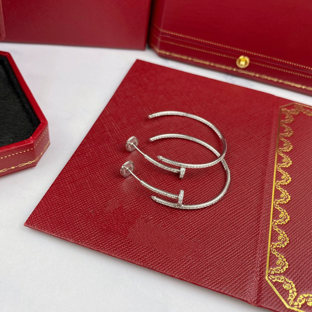 Jewelicorn Juste Ohrringe, Volldiamanten, 1,8 mm