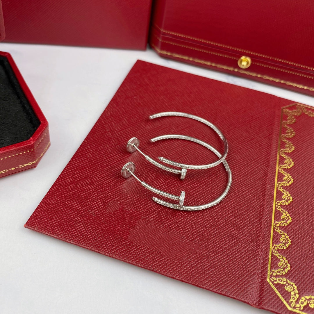 Jewelicorn Juste Ohrringe, Volldiamanten, 1,8 mm