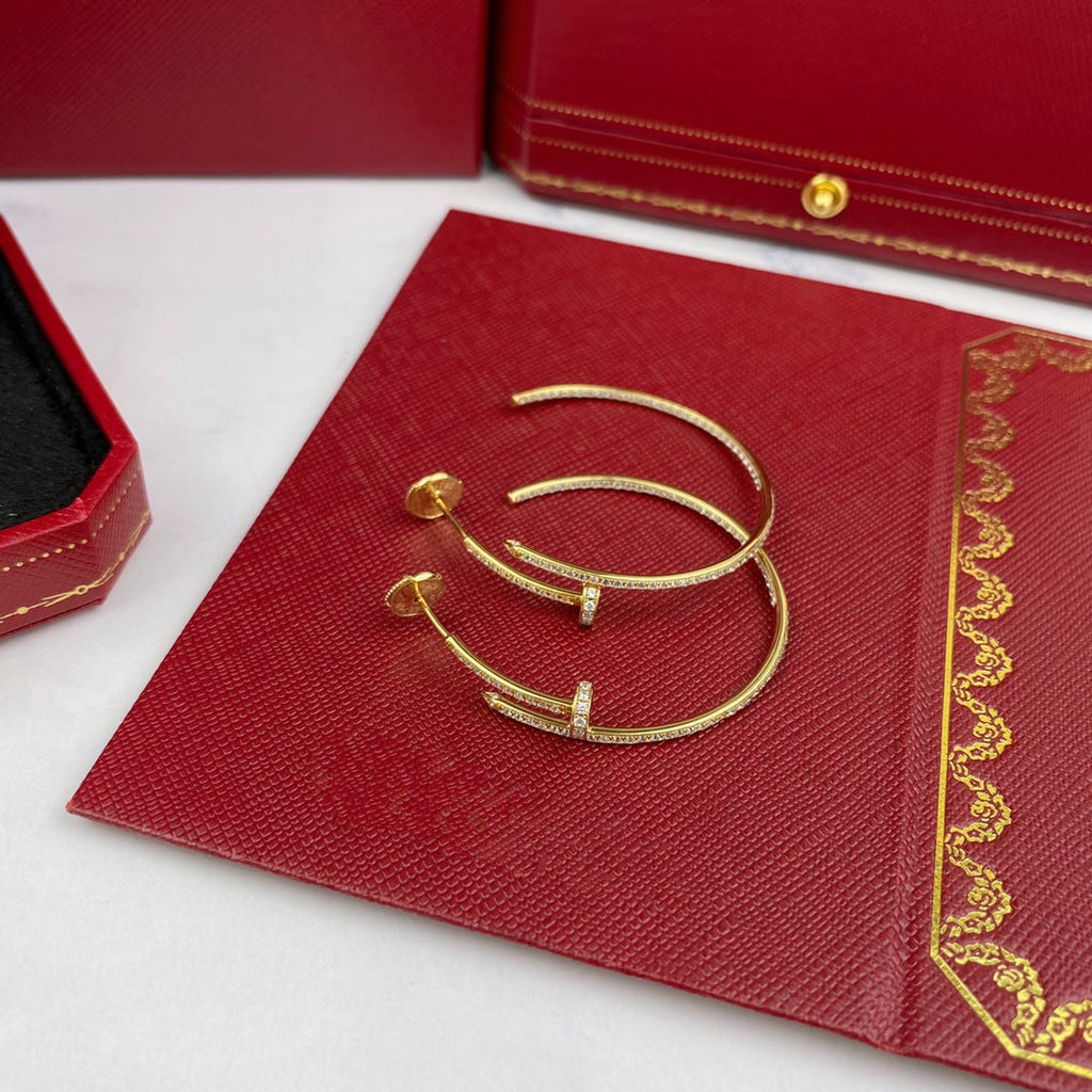 Jewelicorn Juste Ohrringe, Volldiamanten, 1,8 mm