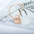 ¡®Jewelicorn¡¯AMULETTE PEDANT ROSE GOLD NECKLACE