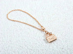 ¡®Jewelicorn¡¯AMULETTE PEDANT ROSE GOLD NECKLACE