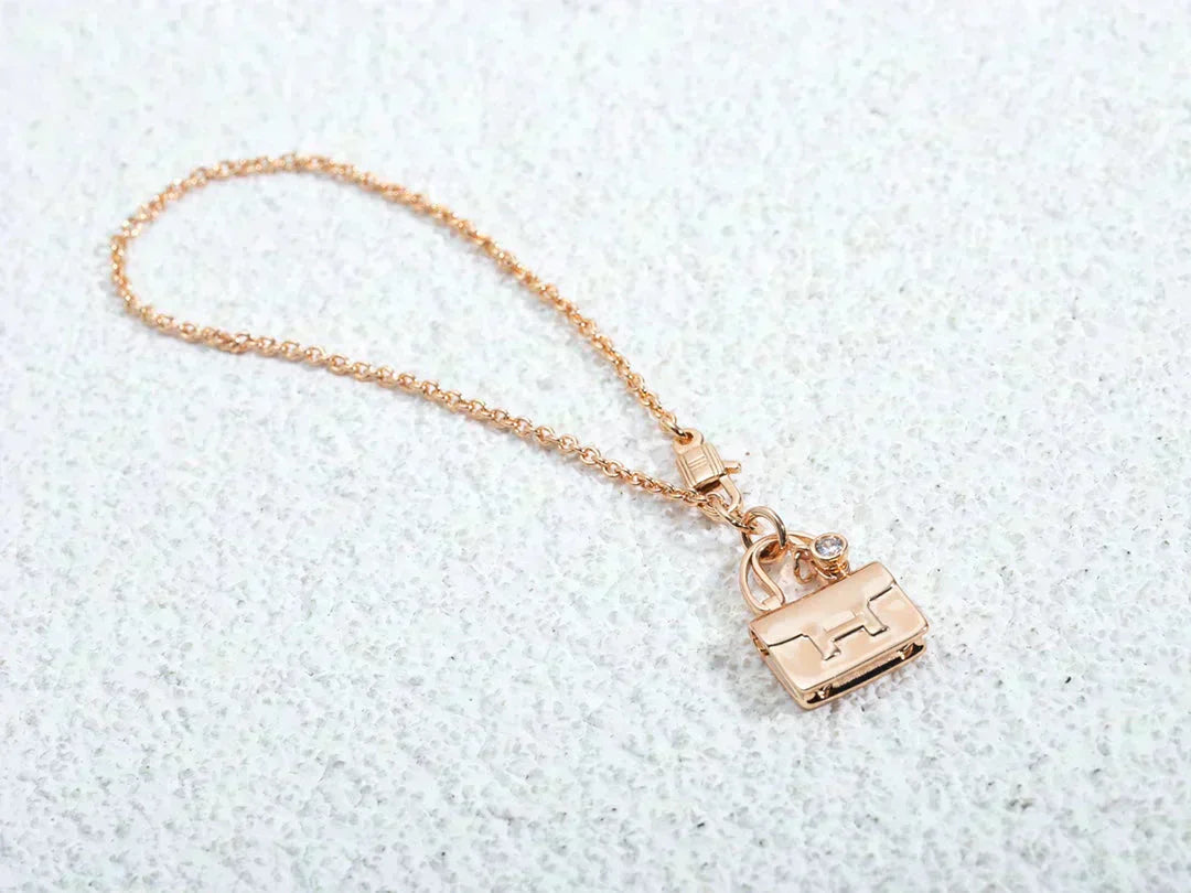 ¡®Jewelicorn¡¯AMULETTE PEDANT ROSE GOLD NECKLACE