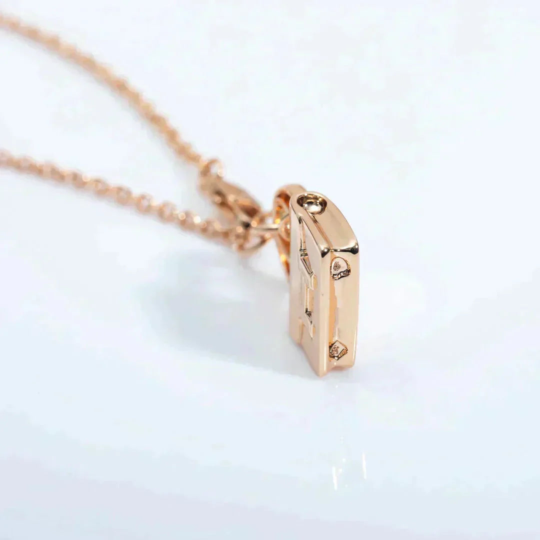 ¡®Jewelicorn¡¯AMULETTE PEDANT ROSE GOLD NECKLACE
