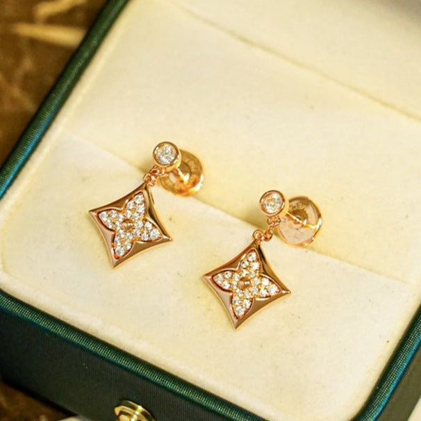 ¡®Jewelicorn¡¯STAR DIAMONDS EARRINGS GOLD