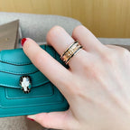 ®Jewelicorn®ZERO 1 ピンクゴールド ブラックセラミックリング