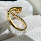 Jewelicorn Traumring aus Roségold mit Diamanten