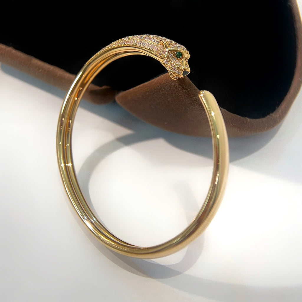 Jewelicorn PANTHERE GOLD DIAMOND OFFENES ARMBAND