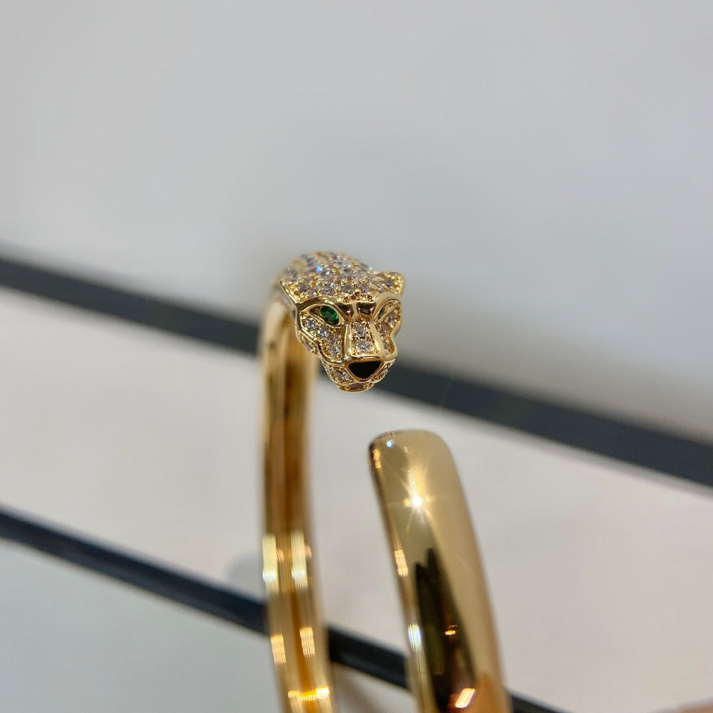 Jewelicorn PANTHERE GOLD DIAMOND OFFENES ARMBAND