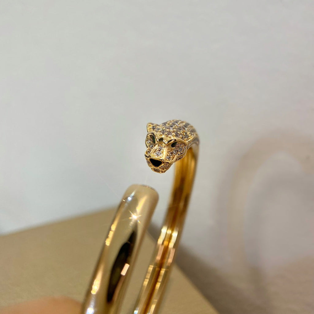 Jewelicorn PANTHERE GOLD DIAMOND OFFENES ARMBAND
