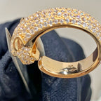Jewelicorn Panthere Ring aus rosafarbenem Gold mit Diamanten