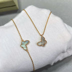 ®Jewelicorn® バタフライ ダークモップ バタフライ ブレスレット