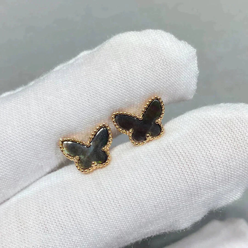 ¡®Jewelicorn¡¯BUTTERFLY DARK MOP  EARRINGS