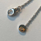 ¡®Jewelicorn¡¯ZERO 1 BLACK CERAMIC SILVER NECKLACE