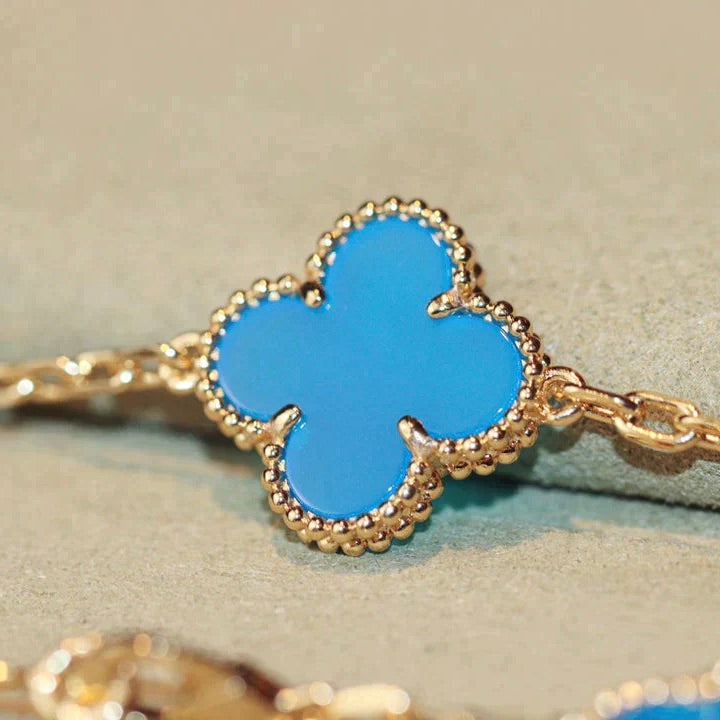 ¡®Jewelicorn¡¯CLOVER 20 MOTIFS TURQUOISE GOLD