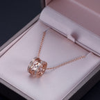 ¡®Jewelicorn¡¯ZERO 1 PINK GOLD DIAMOND OPEN NECKLACE