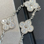 [⭐JeweliWhal] CLOVER 5 MOTIF FULL DIAMOND BRACELET COLLECTION