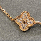 [⭐JeweliWhal] CLOVER 5 MOTIF FULL DIAMOND BRACELET COLLECTION