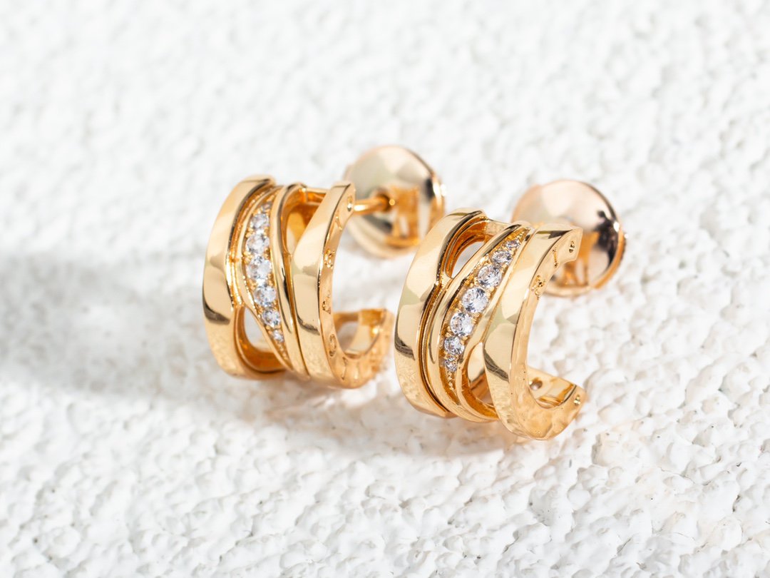 ®Jewelicorn®ZERO 1 ピンクゴールド ダイヤモンド イヤリング