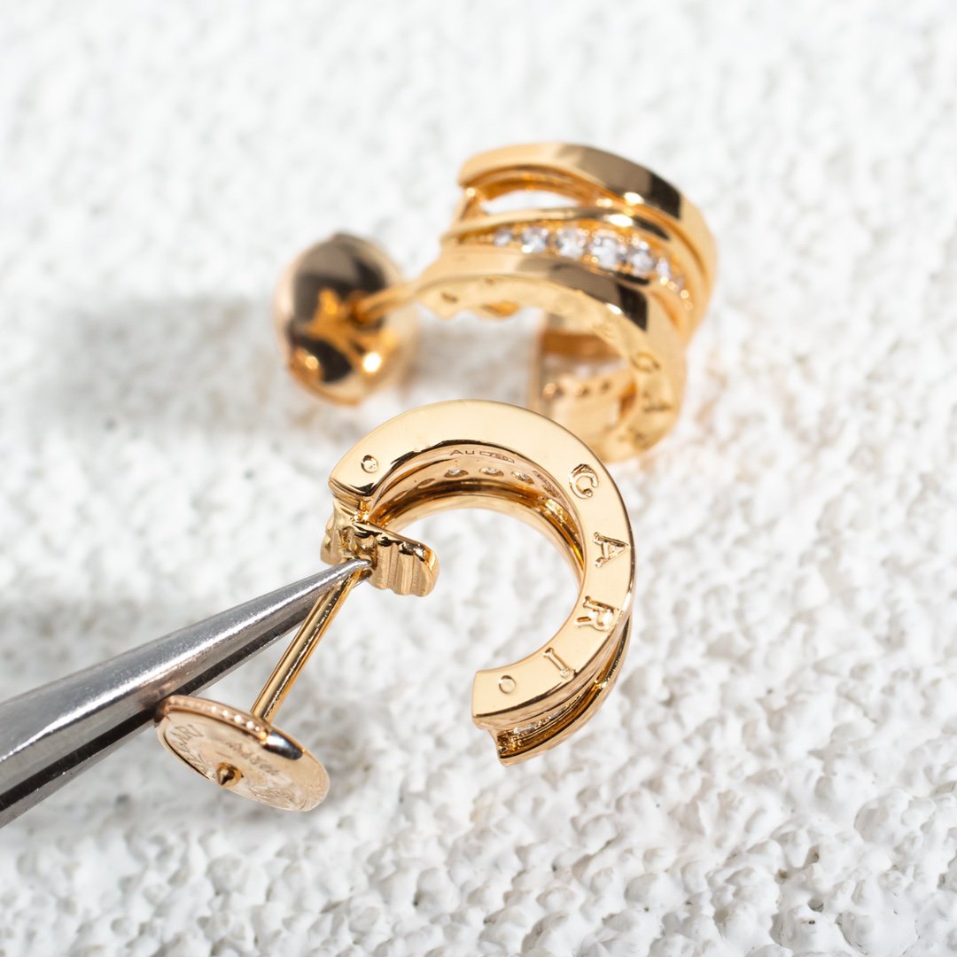 ®Jewelicorn®ZERO 1 ピンクゴールド ダイヤモンド イヤリング