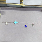 ®ジュエリコーン® ラッキースプリング シルバーブレスレット 4モチーフ