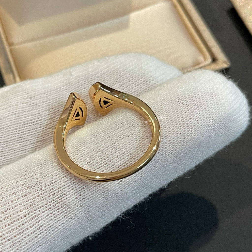 Jewelicorn Traum-Malachit-Diamant-Ring, offen