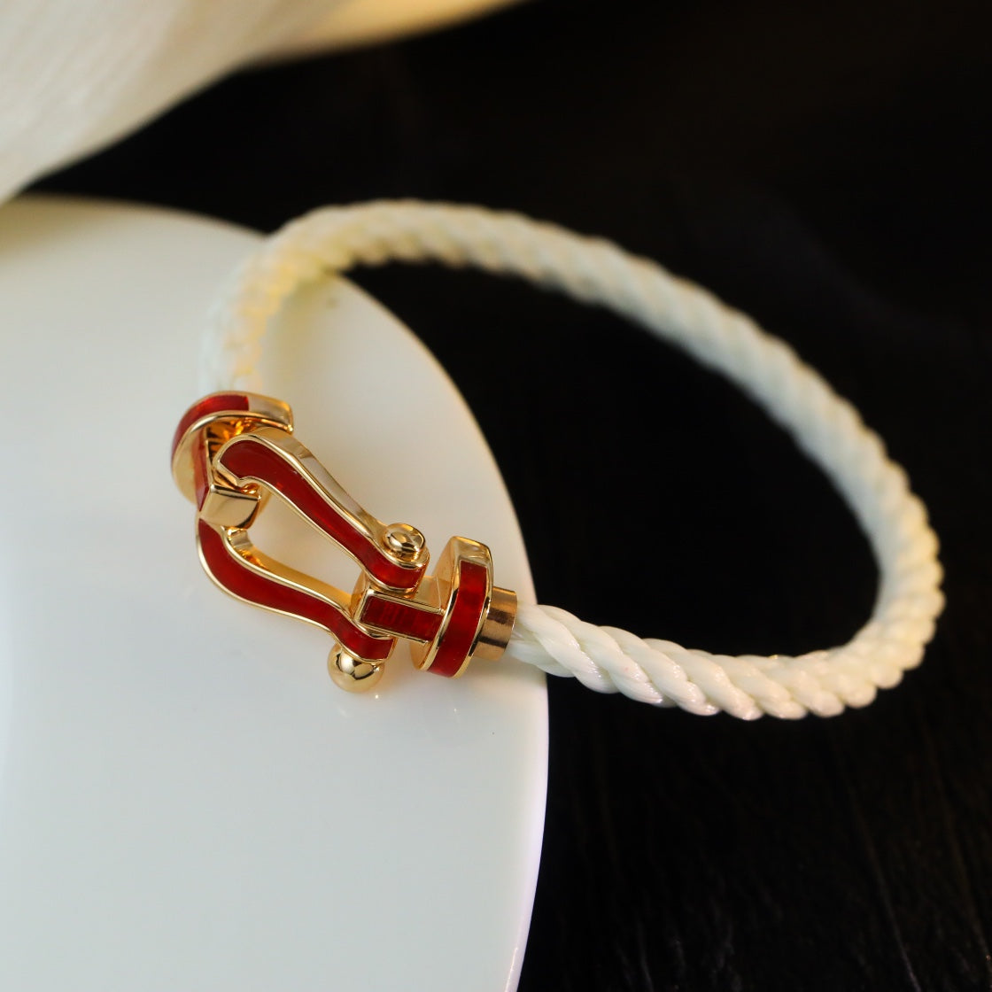 Jewelicorn FORCE 10 WEISSES TEXTIL DIAMANT-PAVED