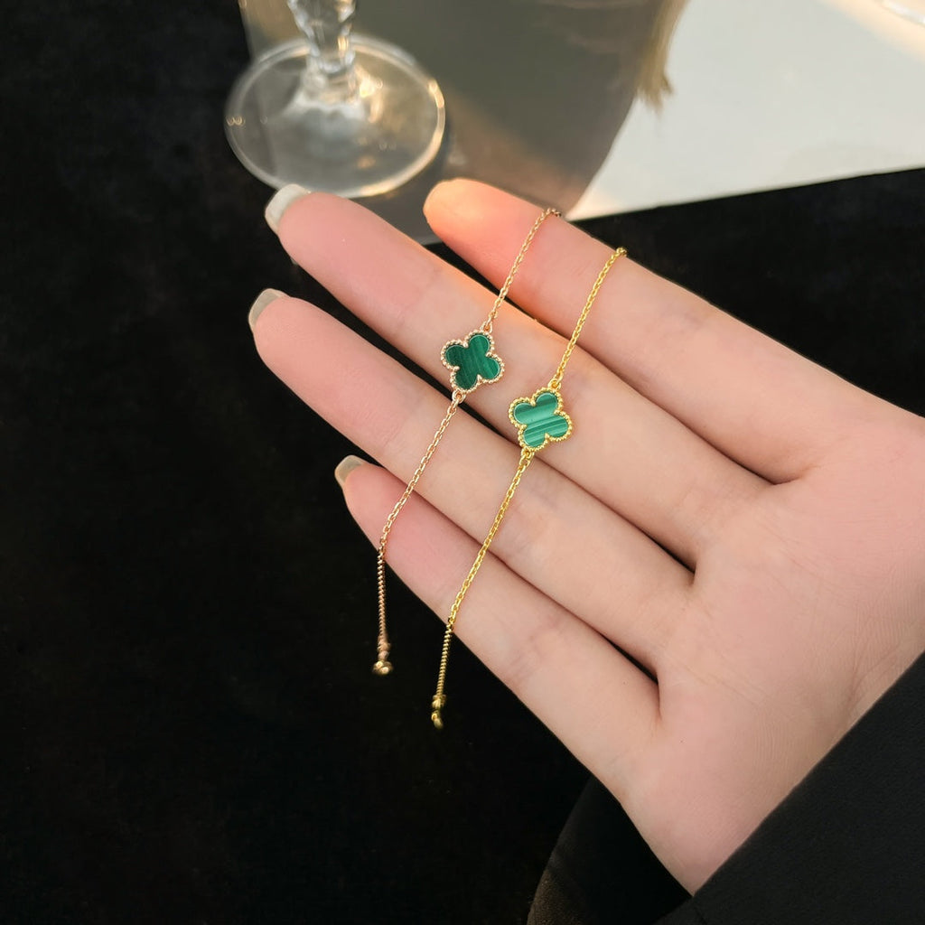 ®ジュエリコーン®クローバーブレスレット マラカイト 1モチーフ