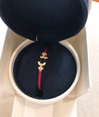 ®Jewelicorn®FORCE 10 ハーフダイヤモンド ピンクゴールド レッドコーデリ ラージ＆ミディアムモデル